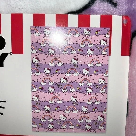 New hello kitty rainbow blanket - Picture 5 of 8